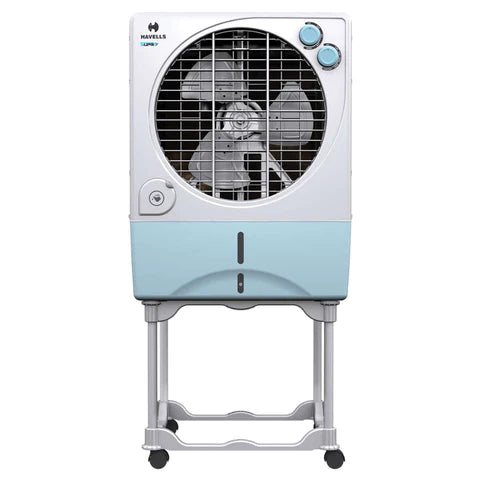 Havells Supro 45 litre Desert Air Cooler with Woodwool pads (White Blue)
