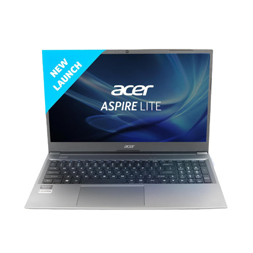 Acer Aspire Lite 12th Gen Intel Core i3-1215U Premium Metal Laptop (8GB RAM/512GB SSD/Windows 11 Home) AL15-52, 39.62cm (15.6") Full HD Display, Metal Body, Steel Gray, 1.59 Kg
