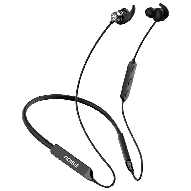 Noise Blaze Neckband with Environmental Sound Reduction, IPX5 Water Resistant, Magnetic Function (Black)
