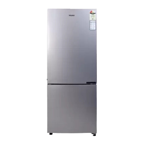 Haier 237 L Frost Free Double Door 2 Star Refrigerator  (Silver, HRB-2872BMS-P)