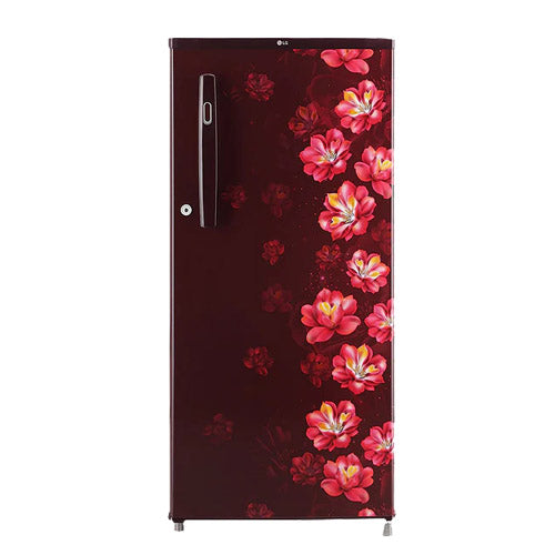 LG 185 Ltr, 1 Star, Scarlet Jasmine Finish, Direct Cool Single Door Refrigerator