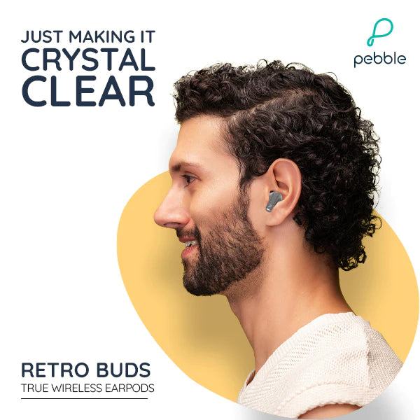 Pebble Retro Buds True Wireless Earbuds
