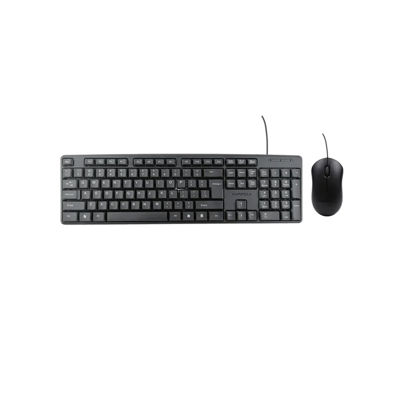 HapiPola Keyplus Wired Multimedia Keyboard with Mouse