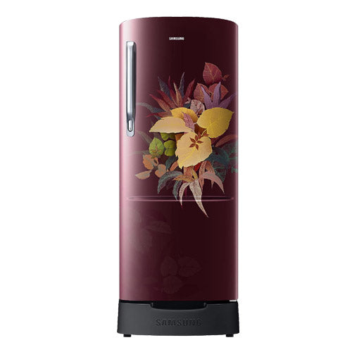 Samsung 183L 3 Star Inverter Direct-Cool Single Door Refrigerator (RR20C1823VF/HL, Urban Purple)