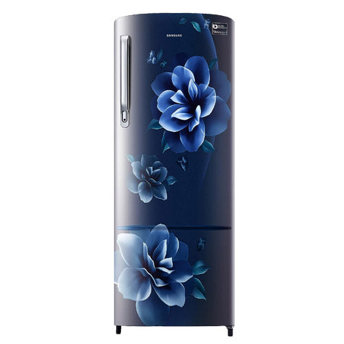 Samsung 246L 3 Star Inverter Direct-Cool Single Door Refrigerator (RR26C3753CU/HL, Camellia Blue)