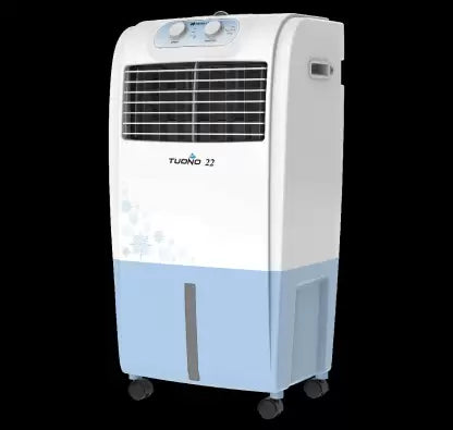 Havells Tuono 22 Litres Personal Air Cooler with Powerful Air-Delivery, Honeycomb Pad, Dust Filter Net, Ice Chamber Powerful Blower (22L, White & Blue)