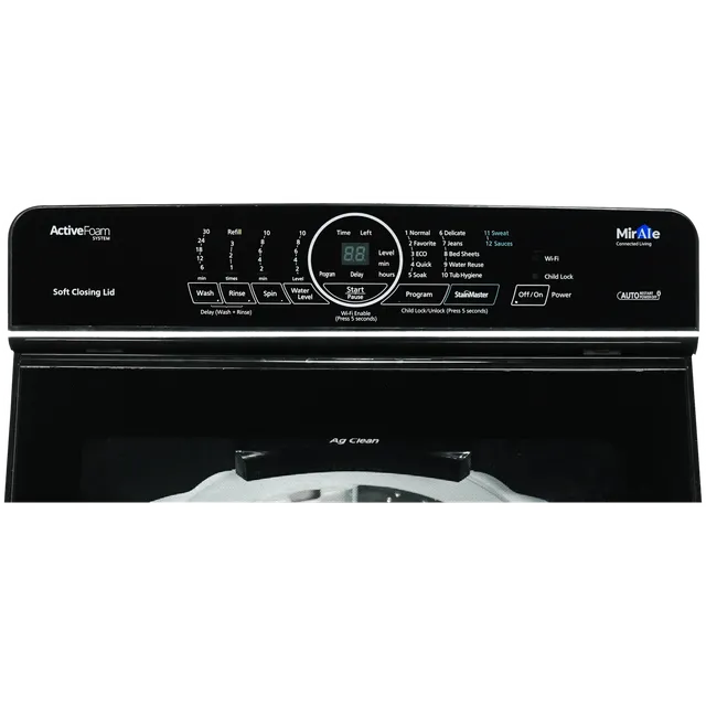 Panasonic 8 Kg Wifi Fully-Automatic Top Loading Smart Washing Machine NA-F80X10CRB, 12 Wash Programmes, Charcoal Inox Grey, Compatible with Alexa)