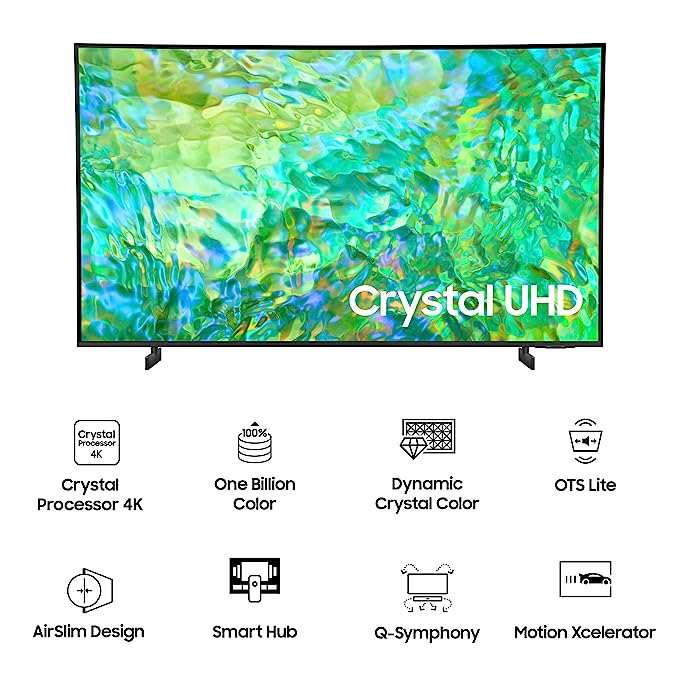 Samsung LED TV UA43CU8000 (43 inches) 4K Ultra HD Smart