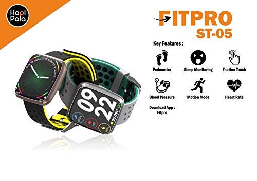 Hapi Pola FIT PRO ST-05 Full Touchscreen Smartwatch  (Multicolor Strap, 33 mm)