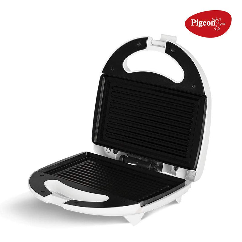Pigeon by Stovekraft Egnite Plus Bread Sandwich Maker with Aluminium Nonstick Coated Fixed Plates (Grill)
