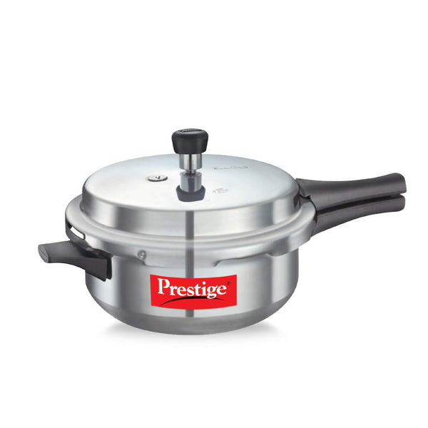 Prestige Popular Junior Deep Pan, 4 Liters, Aluminium, Outer Lid, Silver