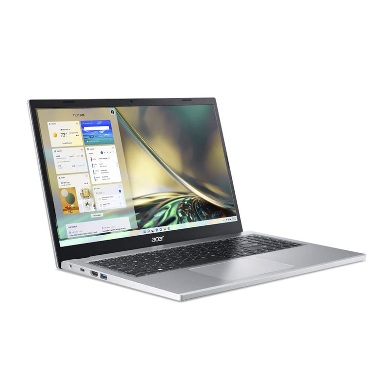 Acer Aspire 3 15 Intel Core i3 N305 (8 GB/ 256 GB SSD/Windows 11 Home/MS Office) 39.6 cm (15.6") Full HD Laptop, Pure Silver