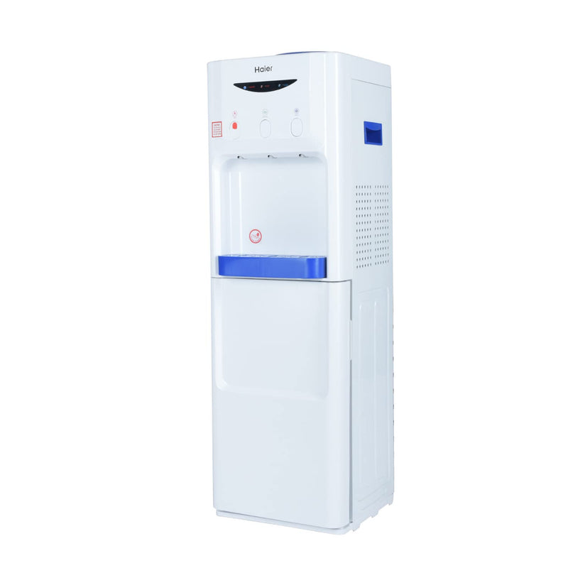 Haier Hot, Cold, & Normal Water Dispenser, Floor Standing Water Dispenser (White)(HWD-3WFS)