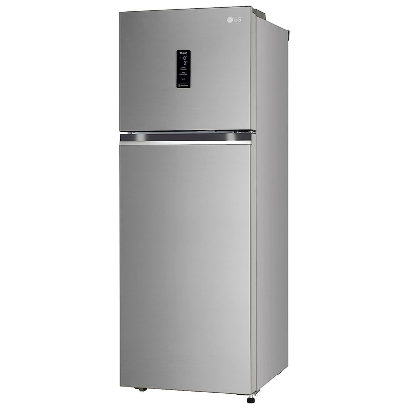 LG 246 L 3 Star Frost-Free Smart Inverter Wi-Fi Double Door Refrigerator (GL-T262TPZX, Shiny Steel