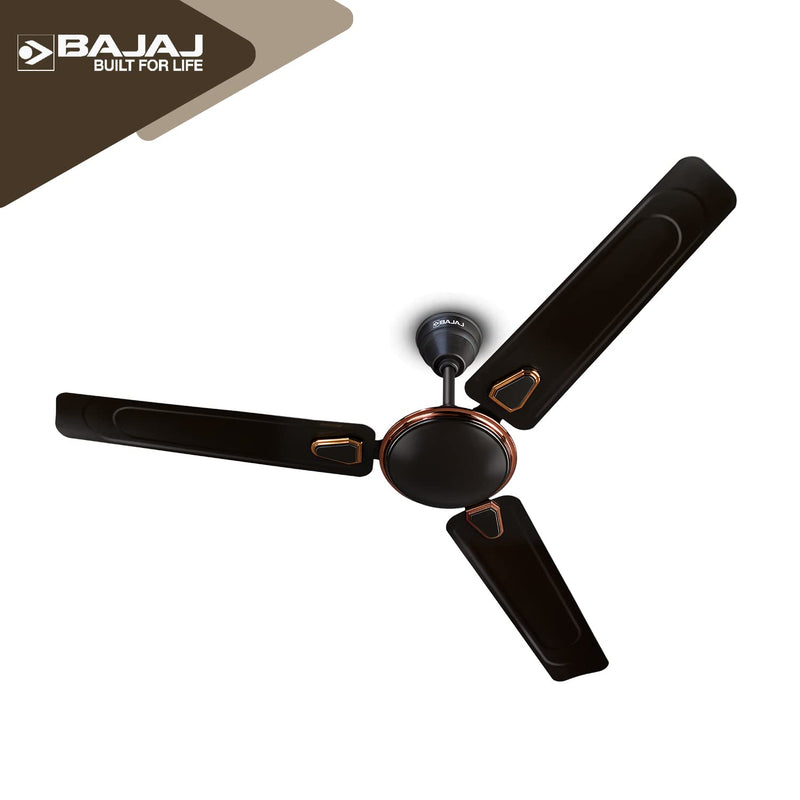 Bajaj Edge HS Neo DECO EE 1200mm (48") Ceiling Fans for Home |BEE Star Rated Energy Efficient Ceiling Fan|Unique Deco Trims|Rust Free Coating|HighSpeed