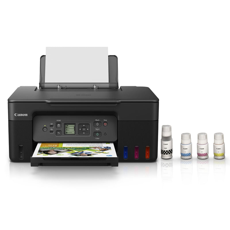 Canon PIXMA MegaTank G3770 BK All-in-one (Print, Scan, Copy) WiFi Inktank Colour Printer (Black 6000 Prints and Colour 7700 Prints) for Home and Office