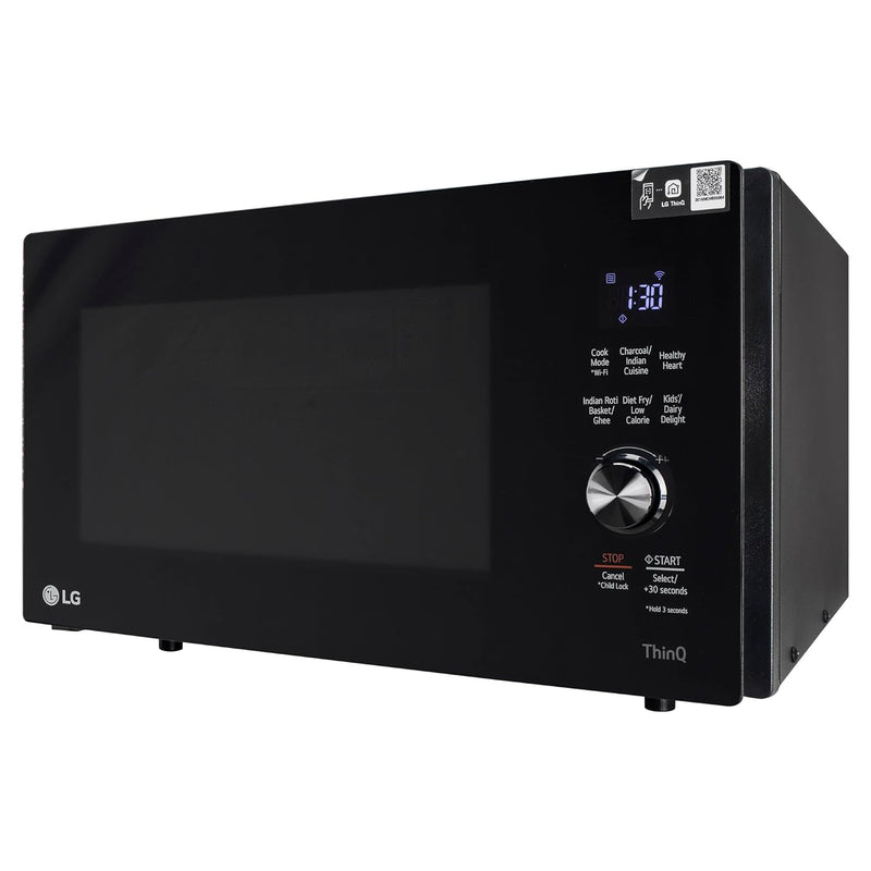 LG 28 L Wi-Fi Enabled Charcoal Convection Healthy Microwave Oven (MJEN286UFW, Black, Diet Fry)