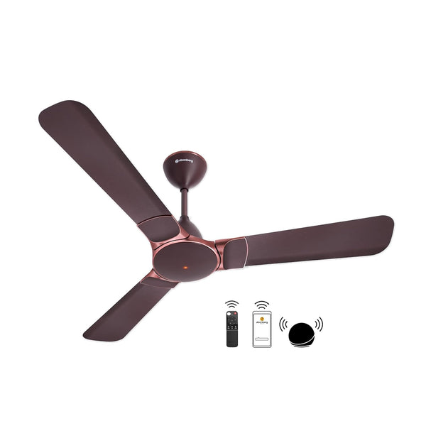 atomberg Erica Smart 1200mm BLDC Motor 5 Star Rated Ceiling Fan with IoT and Remote | Designe Smart Fan with LED Indicator