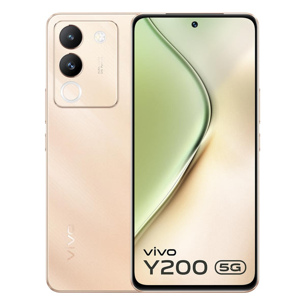 Vivo Y200 128 GB, 8 GB RAM, Desert Gold, Mobile Phone