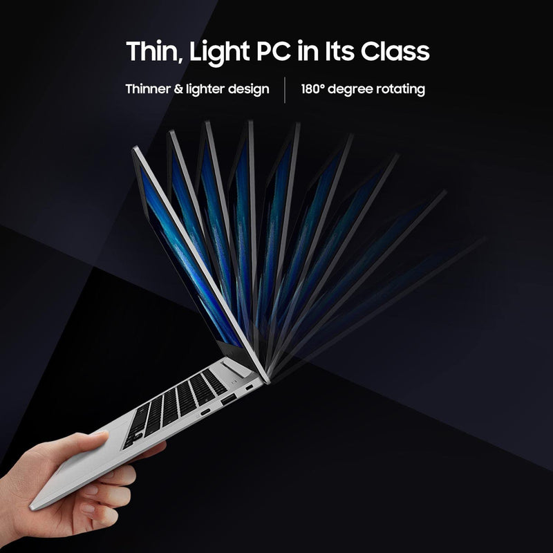 Samsung Galaxy Book Go Qualcomm Snapdragon 7C 35.5cm (14") FHD LED Thin & Light Laptop (4 GB/128 GB/Windows 11/MS Office/Silver