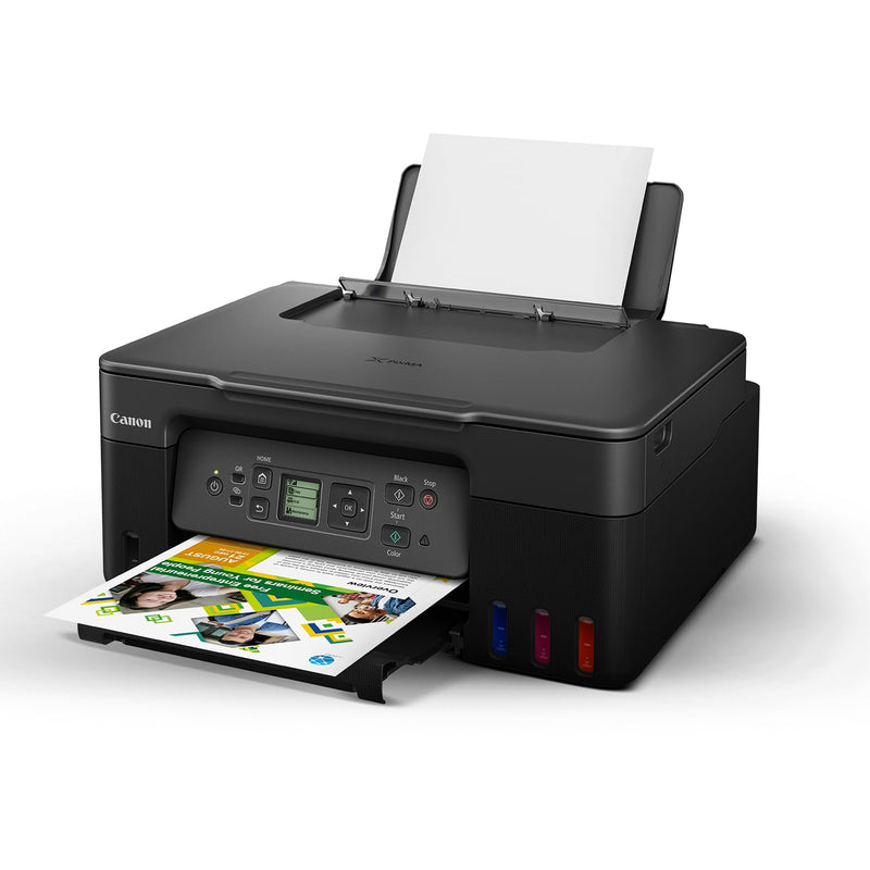 Canon PIXMA MegaTank G3770 BK All-in-one (Print, Scan, Copy) WiFi Inktank Colour Printer (Black 6000 Prints and Colour 7700 Prints) for Home and Office