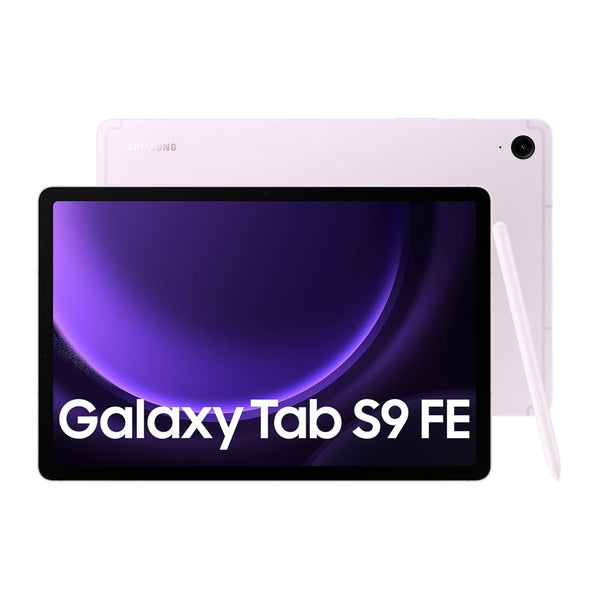 Samsung Galaxy Tab S9 FE 27.69 cm (10.9 inch) Display, RAM 6 GB, ROM 128 GB Expandable, S Pen in-Box, WiFi+5G, IP68 Tablet, Lavender