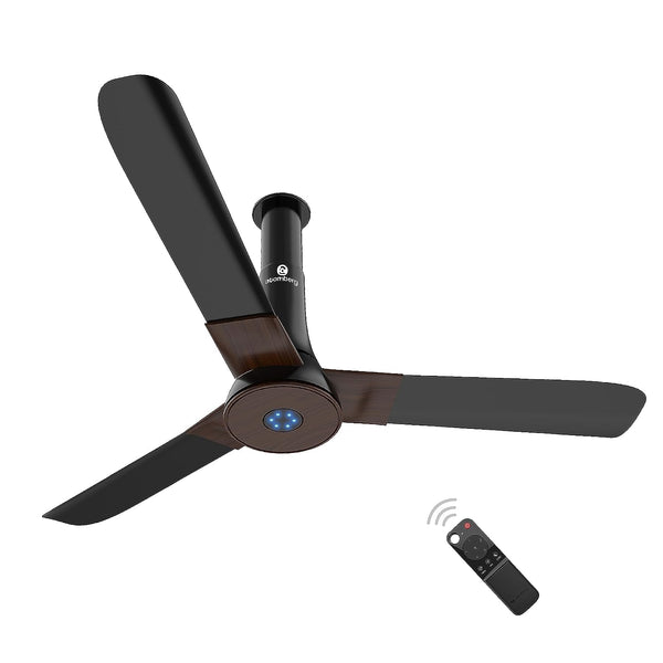 atomberg Studio+ 1200mm BLDC Motor 5 Star Rated Designer Ceiling Fans with Remote Control | Upto 65% Energy Saving, High Air Delivery and LED Indicators | 2+1 Year Warranty (Earth Brown)