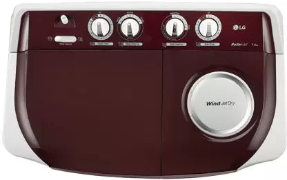 LG 7.5 kg Semi Automatic Top Load Washing Machine Maroon  (P7510RRAZ)