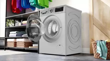 BOSCH 7 kg Fully Automatic Front Load Washing Machine with In-built Heater Silver  (WGA1220SIN)