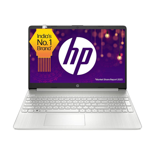 HP Laptop AMD Ryzen 3 Quad Core 5300U - (8 GB/512 GB SSD/Windows 11 Home) 15s- eq2212AU Thin and Light Laptop  (15.6 Inch, Natural Silver, 1.69 Kg, With MS Office)