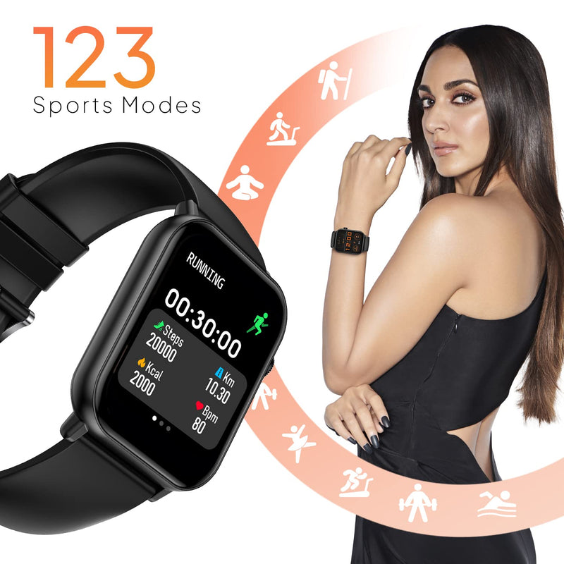 Fire-Boltt Ninja Fit Smartwatch Full Touch 1.69 & 120+ Sports Modes