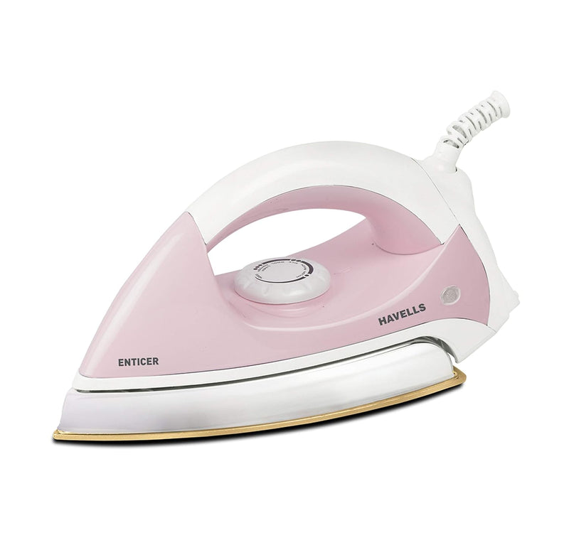 HAVELLS Enticer 1000 W Dry Iron  (Pink)