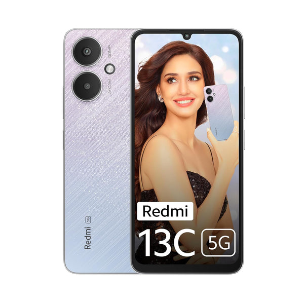 Redmi 13C 5G (Startrail Silver, 8GB RAM, 256GB Storage) | MediaTek Dimensity 6100+ 5G | 90Hz Display
