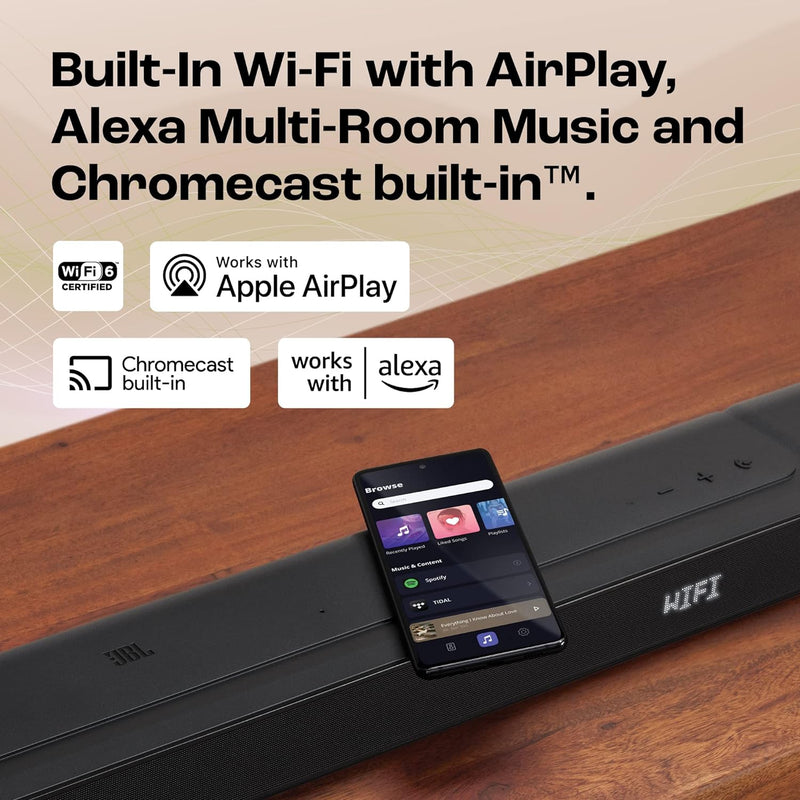 JBL Bar 500 Pro Dolby Atmos® Soundbar with Wireless Subwoofer, 5.1 Channel