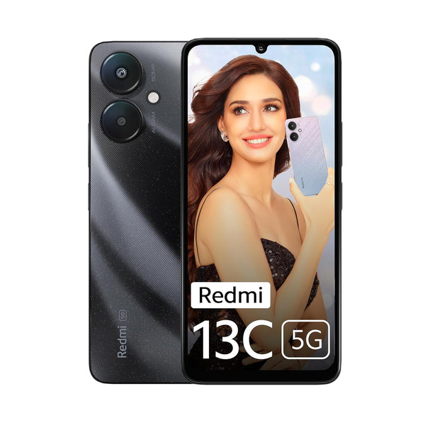 Redmi 13C 5G (Starlight Black, 6GB RAM, 128GB Storage) | MediaTek Dimensity 6100+ 5G | 90Hz Display