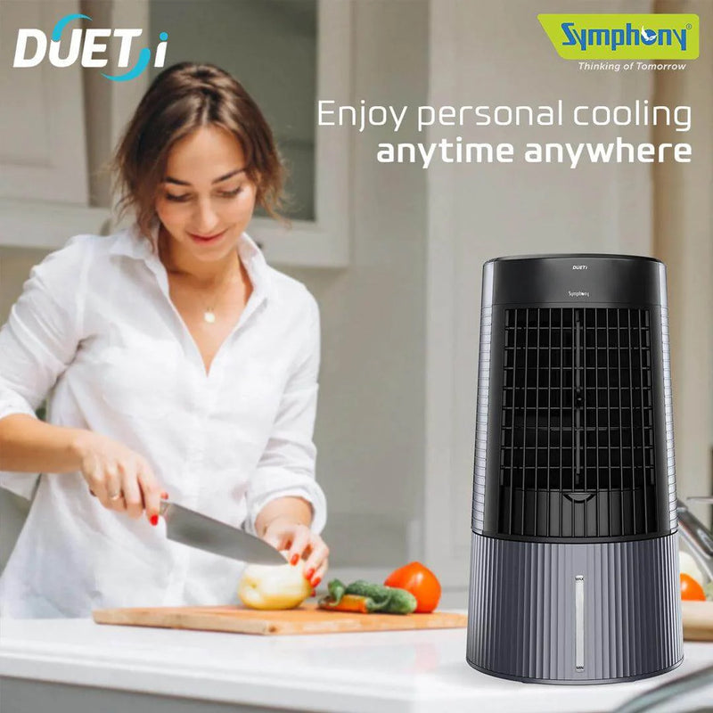 Symphony Duet Personal Table Cooling Fan for Home, Office, Shop Ultra High Speed Table Fan