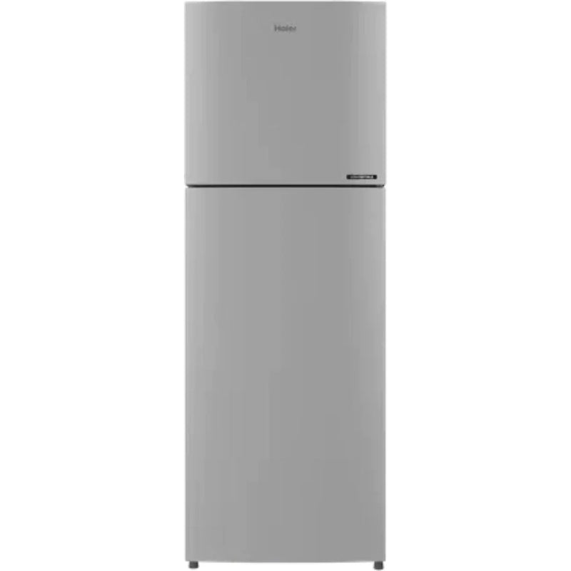 Haier 240.0 L HRF-2902EMS-P 2 Star Turbo Icing Convertible With Inverter Frost Free Double Door Refrigerator (2023 Model, Moon Silver)
