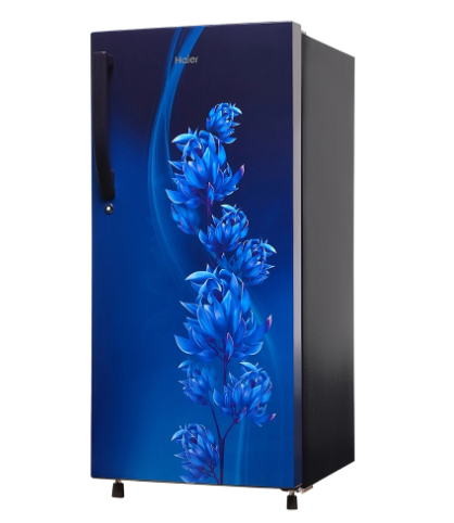 Haier 190L 1 Star Direct Cool Single Door Refrigerator With Toughened Glass Shelf - HRD-2101CMF-P