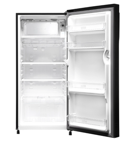 Haier 190L 1 Star Direct Cool Single Door Refrigerator With Toughened Glass Shelf - HRD-2101CMF-P