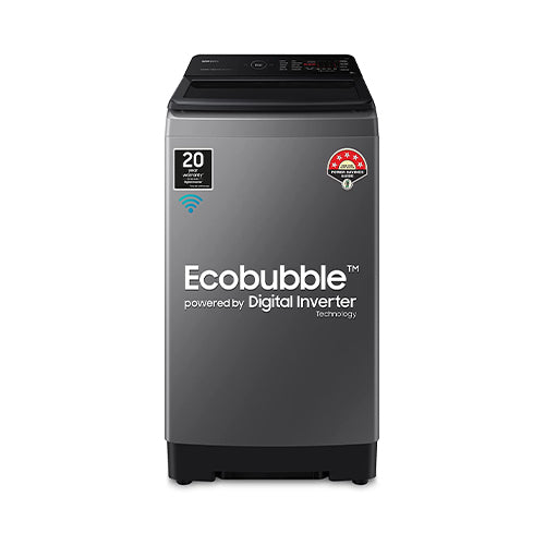 Samsung 10 Kg 5 Star Ecobubble Wi-Fi Inverter Fully Automatic Top Load Washing Machine (WA10BG4546BD/TL)