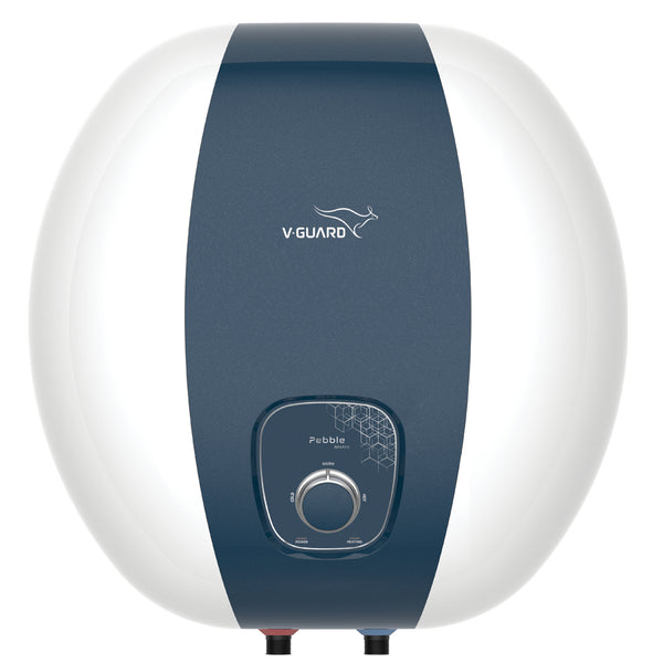V Guard 25 L Storage Water Heater, Pebble Metro White and Blue