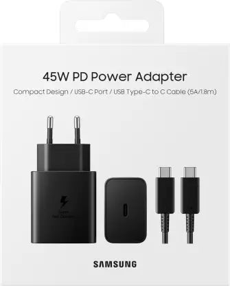 Samsung EP-TA845XBNGIN 45 Watts Travel Adapter, Black