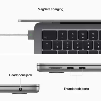 Apple 2022 MacBook AIR Apple M2 - (8 GB/256 GB SSD/Mac OS Monterey) MLXW3HN/A  (13.6 Inch, Space Grey, 1.24 Kg)