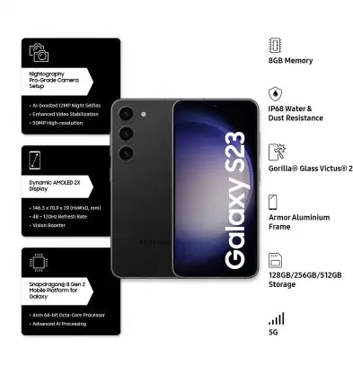 Samsung Galaxy S23 5G ( 8GB, 256GB Storage)