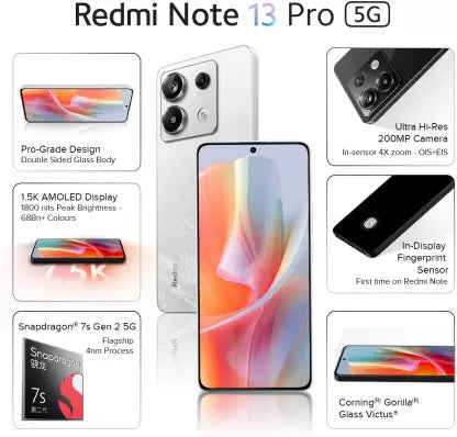 REDMI Note 13 Pro 5G (256 GB)  (8 GB RAM)