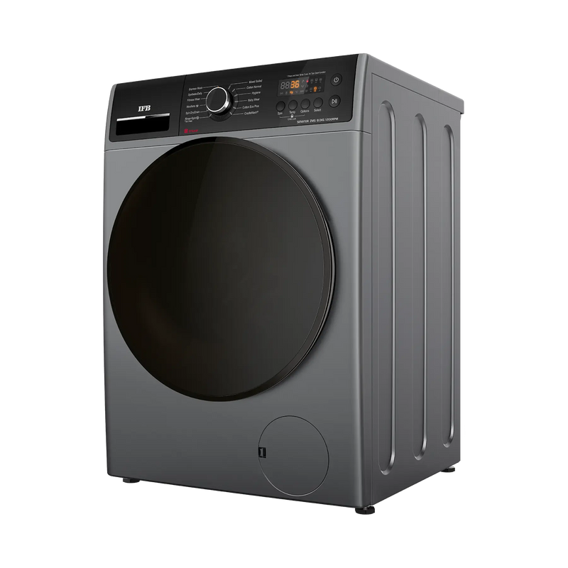 IFB Senator ZMS Front Load Washing Machine 8 kg 1200 rpm Metallic Silver