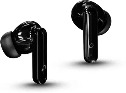 Pebble Twins Pro True Wireless Earpods, ENC with Quad Mics (Black)