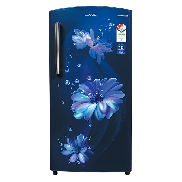 Lloyd 3 Star Single Door Direct Cool Refrigerator 195 L Daisy Blue