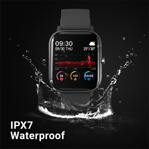Fire-Boltt BSW001 Smart Watch with SPO2, Heart Rate, BP, Fitness and Sports Tracking, Black