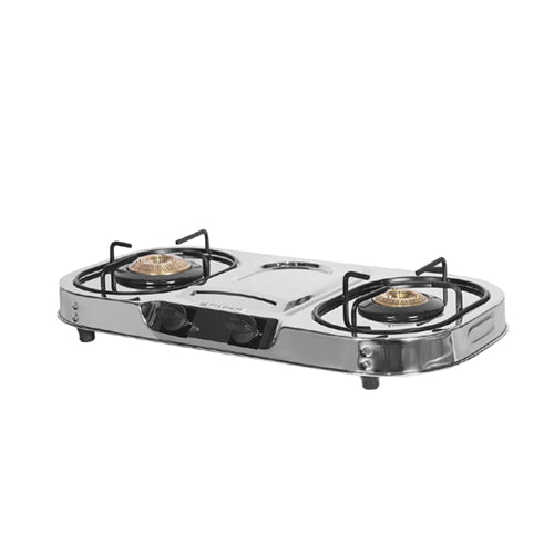 Faber Astra 2BB SS Stainless Steel Manual Gas Stove  (2 Burners)